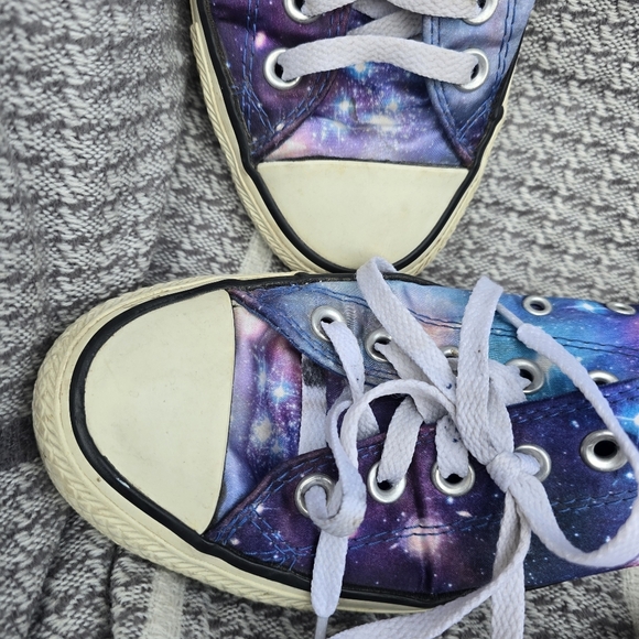 Converse Cosmic Blue and Purple Sneakers - Picture 4 of 7